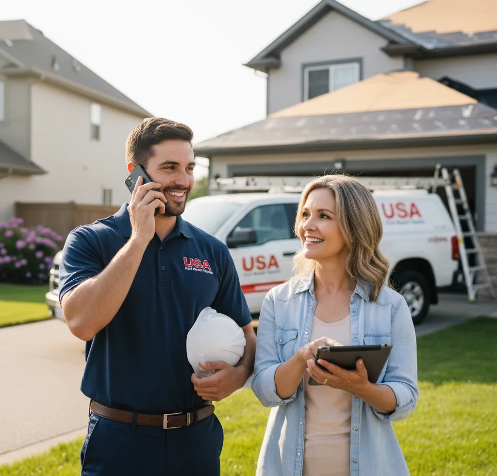USA Roof Repair Experts customer support in Antelope
